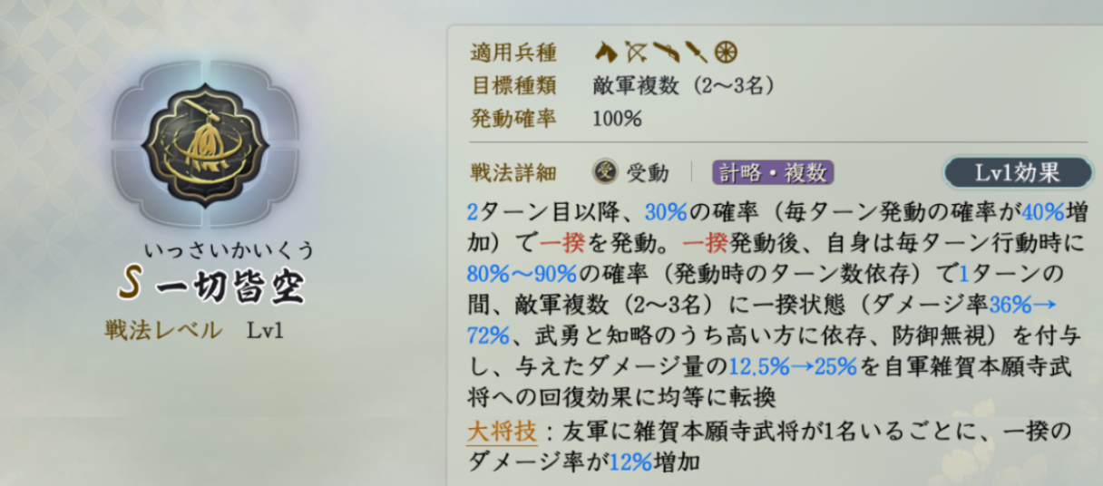 固有戦法:一切皆空